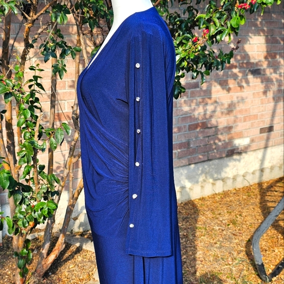 JBS navy jeweled dress - Picture 3 of 8